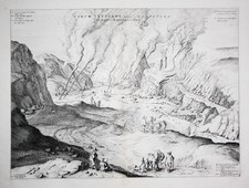 Incisione Del Vulcano Cratere