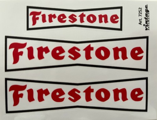 Adesivo firestore vintage - adesivo,