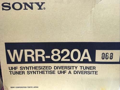 Sony wrr 820a sintonizzatore - sony, wrr-820a