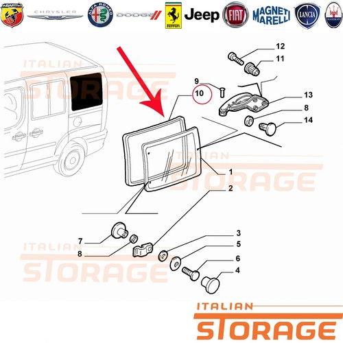 Fiat doblo guarnizione - fiat, profilo