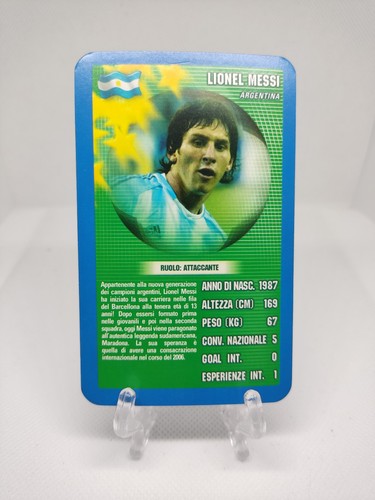 Card lionel messi - messi, argentina