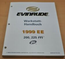 Johnson EVINRUDE 1999EE 200ps 225ps Elektrik Outboards Werkstatthandbuch OMC