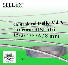 Acciaio Inox Corda 7x7 V4A