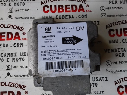 Centralina comando airbag opel - centralina,
