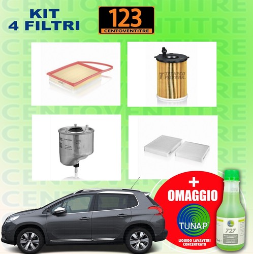 Kit tagliando filtri peugeot - kit,
