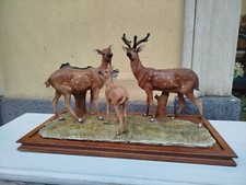 Gruppo cervi resina