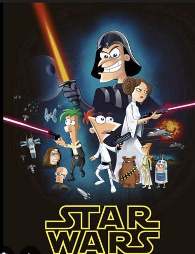 Phineas ferb star wars - star,