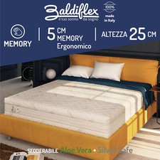 MATERASSO MATRIMONIALE IN MEMORY PLUS TOP SFODERABILE ANTIACARO