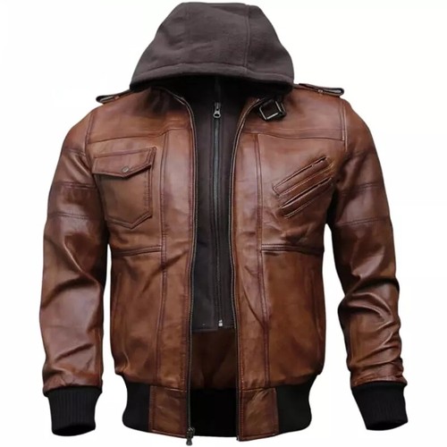Bomber con cappuccio - , uomo