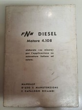 FNM DIESEL MOTORE 4.108 Uso e