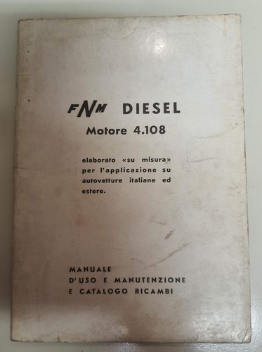 Fnm diesel motore 108 uso - 4.108,