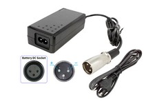 80W 3-PIN XLR Caricabatterie