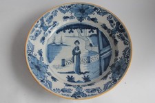 Piatto in maiolica Delft