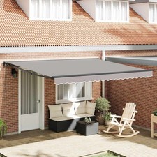 Tenda da Sole Retrattile solare esterno Ombra per Balcone Protettiva UV vidaXL