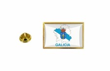 Spilla Pin Badge Pin's Bandiera Pays Cartolina Region Spagna Provincia Galizia