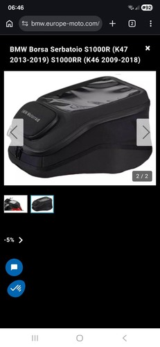 Borsa serbatoio bmw s1000r - serbatoio,