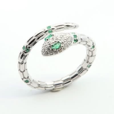 Anello serpente argento 925 - anello, in