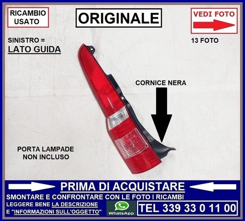 Fanale faro posteriore - fanale,
