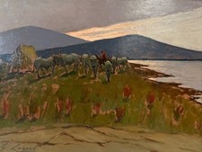 Giovanni Lomi (1889-1969) - Maremma verso sera