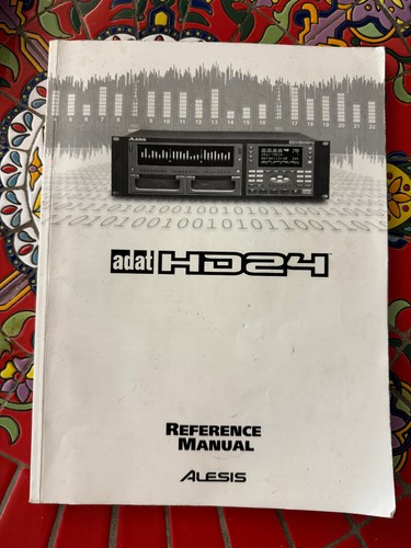 Manuale alesis hd24 - alesis,