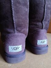 Stivali da donna marroni in camoscio alti al polpaccio Ugg Australia W7