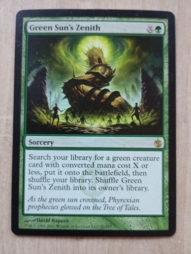 Green sun zenith mtg - mtg,