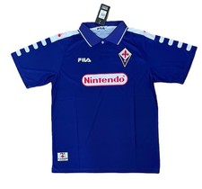 Maglia Home Fiorentina 98/99 Viola Nintendo Fila Retro 98 99 XL