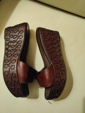 pollini leather sandals