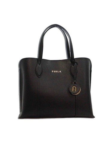 Furla vittoria black calfskin - black,