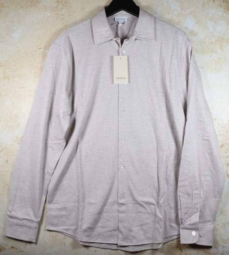 Sunspel camicia uomo piqué - uomo,