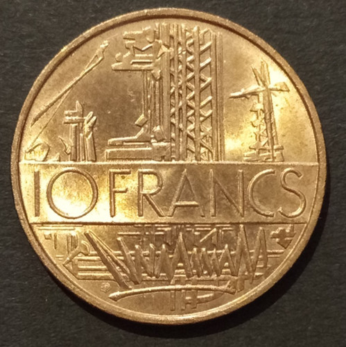 Francia franchi francs 1974 - 10,