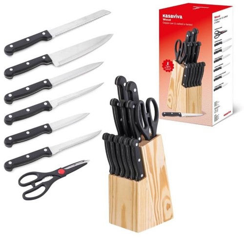 Set ceppo coltelli cucina - set,
