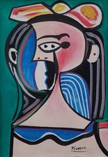 Dipinto olio su tela cubista