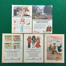 (O53) Pubblicità Advertising Clipping 19x13 cm (5 pezzi) BAMBOLE FURGA LISA JEAN