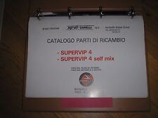 GARELLI SUPERVIP 4 SELF MIX TEAM MATIC BIMATIC ES CATALOGO PARTI DI RICAMBIO
