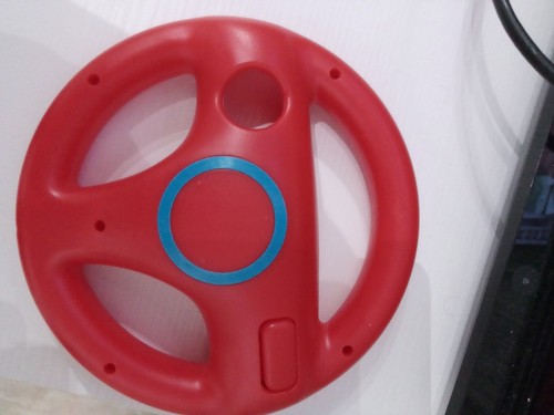 Volante wii rosso raro - wii,