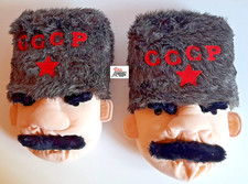 PANTOFOLE  INVERNALI UNISEX IN PELUCHE  - SIZE LARGE - modello  COLBACCO   CCCP