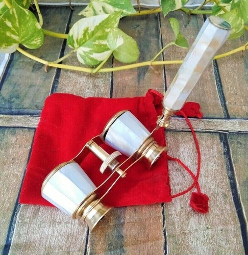 Binocolo antico ottone - binocolo, in
