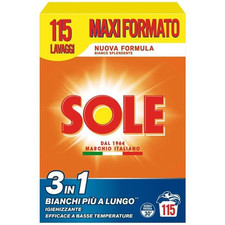 FUSTONE SOLE DETERSIVO POLVERE 3 IN 1 IN MAXI FORMATO DA 115 MISURINI