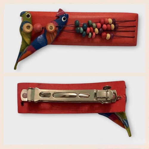 Fermaglio capelli legno - fermaglio,