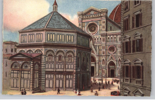 Firenze battistero facciata - battistero,