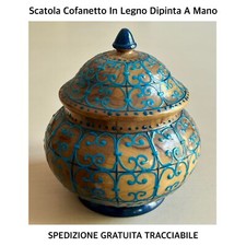 SCATOLA Con Coperchio Di Legno