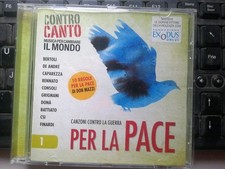 Contro Canto Per La Pace CD Bertoli De André Caparezza Consoli Battiato 2011