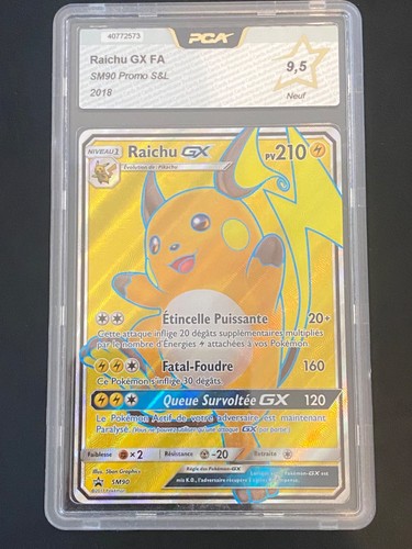 Carte pokemon raichu - gx, sm90
