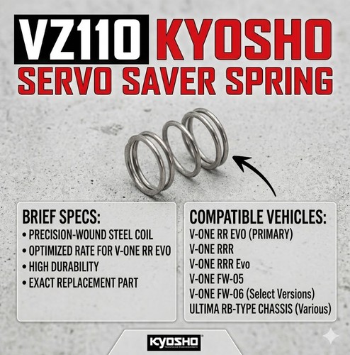 Kyosho vz110 servo - servo, molla