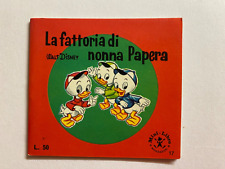 minilibri n 17 la fattoria di nonna papera topolino Mondadori  Disney 1965