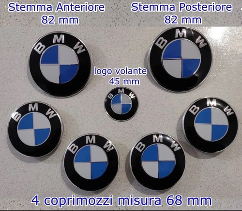 Kit fregio stemmi bmw logo - fregio,