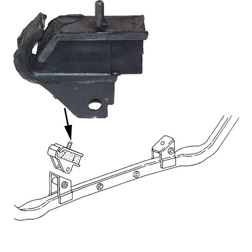 Motorhalterung supporto - motorhalterung, t3