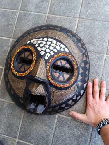 Maschera africana etnica - africana, in