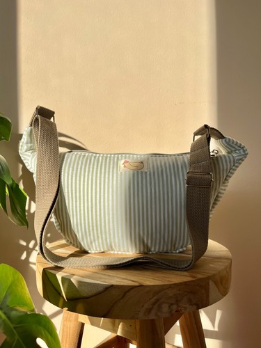 Borsa mezzaluna artigianale - a,